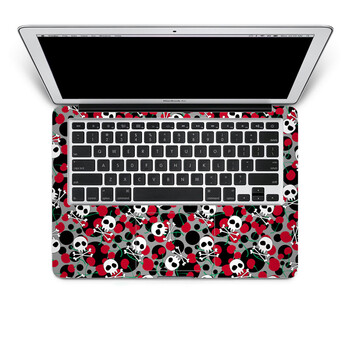 SkinAT 苹果笔记本MacBook手托保护贴膜 不含键盘 3M材料 骷髅果果 Pro 15