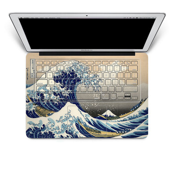 SkinAT 苹果笔记本MacBook手托保护贴膜 含键盘 3M材料 惊涛骇浪 Air 11