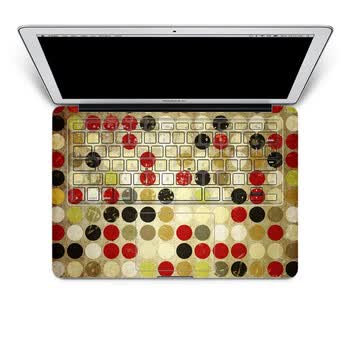 SkinAT 苹果笔记本MacBook手托保护贴膜 含键盘 3M材料 破旧的点点 Pro 15 (Retina)