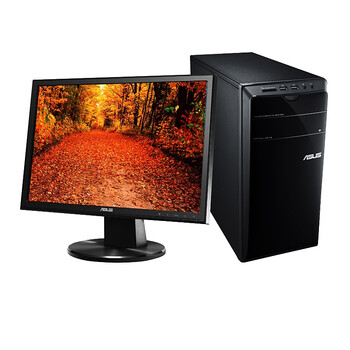 华硕（ASUS）CM1740-B11C台式电脑（X2 221 2G 500GB 1GB独显 DVD 三年质保）