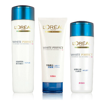 欧莱雅Loreal雪颜洁面膏+雪颜柔肤水+雪颜乳液套装
