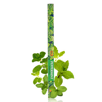 RAJ印度熏香 进口纯手工香薰香料 线香棍香 薄荷 18g*10小盒 消除疲劳 083x