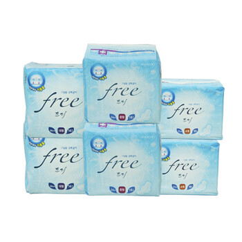 宝笑美BOSOMI韩国原装进口MAGIX FREE超薄型日用夜用量少型组合装6件套