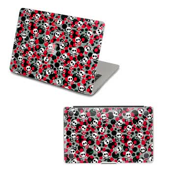 SkinAT 苹果笔记本MacBook外壳及底部保护贴膜 3M材料 骷髅果果 Pro 15