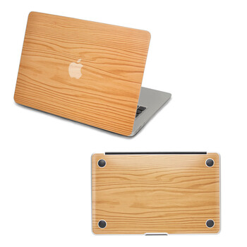 SkinAT 苹果笔记本MacBook外壳及底部保护贴膜 3M材料 经典浅色木纹 Pro 15