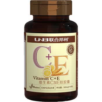 联合邦利 维生素C加E软胶囊500mg×100粒/瓶