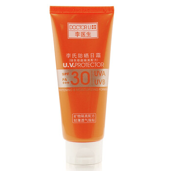 李医生 李氏防晒日霜 SPF30 PA+++(绿色） 80g 矿物隔离 轻薄透气