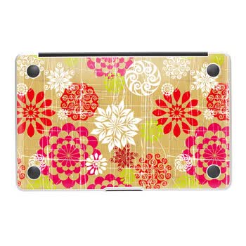 SkinAT 苹果笔记本MacBook底部保护贴膜 3M材料 拉丝团花 Pro 15 (Retina)