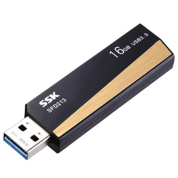 飚王（SSK）锐琴USB3.0 U盘(SFD213) 16G（黑色）