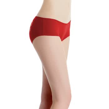 Jockey居可衣 女式棉莫代尔新年平角裤 JJ22111615 155中国红 M