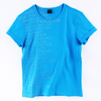 约晴 Utree 男士 纯棉 TL010 T-shirt 蓝色 XL