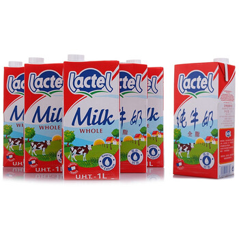 法国 Lactel兰特牌全脂牛奶1L*6盒装