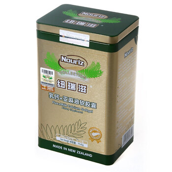 纽瑞滋乳钙+亚麻油软胶囊70粒