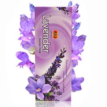RAJ印度熏香 纯手工香薰香料 线香 经济薰衣草 160g小盒 帮助睡眠 043x