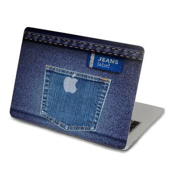 SkinAT 苹果笔记本MacBook外壳A面保护贴膜 3M材料 经典牛仔裤 Air 13 2008/09
