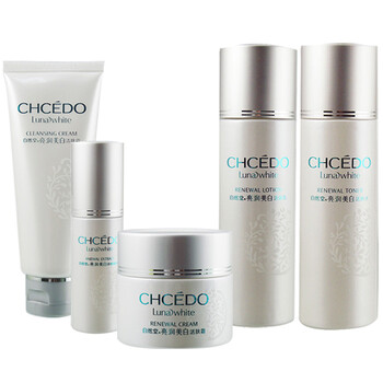 自然堂CHCEDO 亮润美白系列 五件套装 洗+水+精华+乳+霜 保湿 补水 美白 抗皱