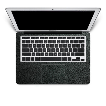 SkinAT 苹果笔记本MacBook手托保护贴膜 不含键盘 3M材料 黑色皮革 Pro 15 (Retina)
