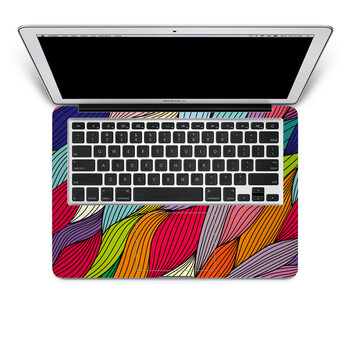 SkinAT 苹果笔记本MacBook手托保护贴膜 不含键盘 3M材料 花纹8 Air 13 2011款