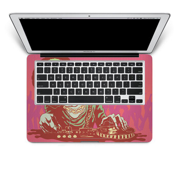 SkinAT 苹果笔记本MacBook手托保护贴膜 不含键盘 3M材料 诡异DJ Pro 15 (Retina)