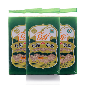 晶珍有机糙米300g*3袋