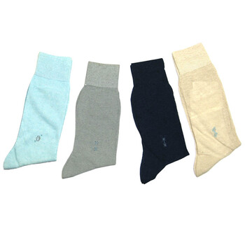 ON21 8双装男式棉麻休闲商务袜 男袜 正装袜 M43 颜色随机 25-27CM