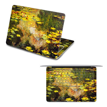 SkinAT 苹果笔记本MacBook全套保护贴膜 3M材料 睡莲2 Air 11
