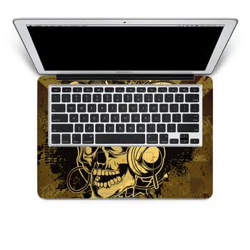 SkinAT 苹果笔记本MacBook手托保护贴膜 不含键盘 3M材料 骷髅音乐 Pro 15 (Retina)