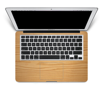 SkinAT 苹果笔记本MacBook手托保护贴膜 不含键盘 3M材料 经典浅色木纹 Pro 13
