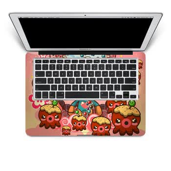 SkinAT 苹果笔记本MacBook手托保护贴膜 不含键盘 3M材料 章鱼排排队 Pro 15 (Retina)