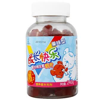 养生堂成长快乐牌复合维生素软片240g(果味型)3g*80片