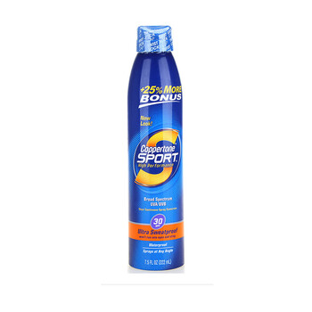 水宝宝 最新运动款防晒喷雾222ML SPF30防水 加量装PW