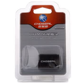 秋叶原（CHOSERL) Q338A HDMI直通对接头 母对母 延长器