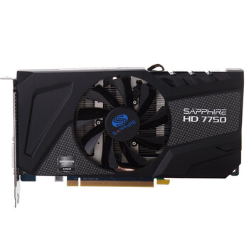 蓝宝石（Sapphire）HD7750 1GB GDDR5 白金版 900/4500MHz 1GB/128位 GDDR5 PCI-E 显卡