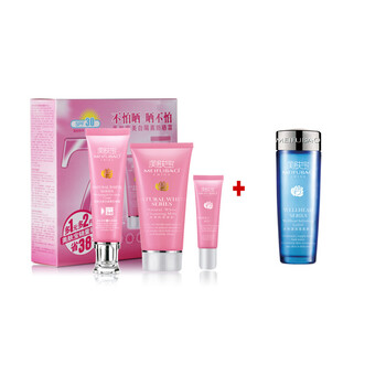 美肤宝 美白防晒30倍水润组合：防晒霜SPF30PA+++40ml+洗面奶75ml+亮采柔肤水10ml+保湿柔肤水35ml