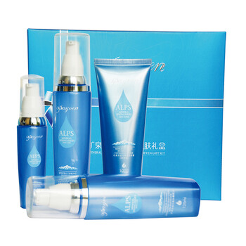 柏纷矿泉动力丝白嫩肤礼盒（洁面乳100g+嫩肤水125ml+嫩肤乳125ml+眼精华45ml）