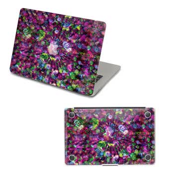 SkinAT 苹果笔记本MacBook外壳及底部保护贴膜 3M材料 魔幻脸谱 Air 13 2011款
