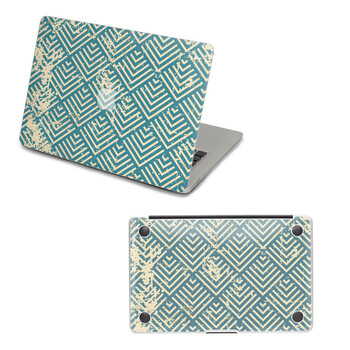 SkinAT 苹果笔记本MacBook外壳及底部保护贴膜 3M材料 怀旧菱形 Pro 13