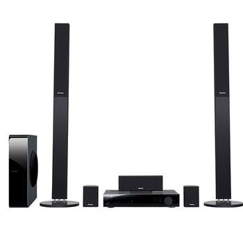 先锋（pioneer）HTS-SLH400 HVT新概念家庭影院（S-CSL100前置扬声器）黑色
