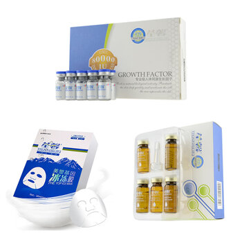 法国荃馨/TRANSUN 2盒淡斑修色冻干粉+2盒左旋VC原液+2盒镇静舒敏冰冻膜（淡斑美白）