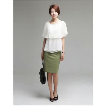 SOOBEST2012夏装新款甜美百搭女无袖披肩衬衣系腰带蝴蝶结雪纺衫944674 白色 均码