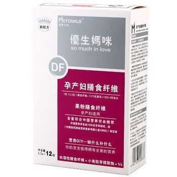 优生妈咪孕产妇果粉膳食纤维(妈妈型) 5.5g*12包