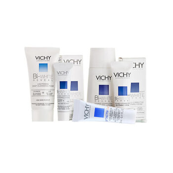 薇姿VICHY美白保湿5件套（焕白柔肤水+焕白精华乳+焕白晚霜+焕白泡沫洁面霜+新生日霜）