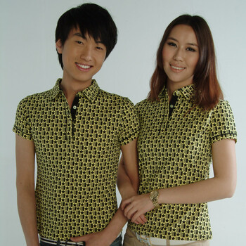 约晴 Utree 女士情侣T TL004 T-shirt 黄色 XL