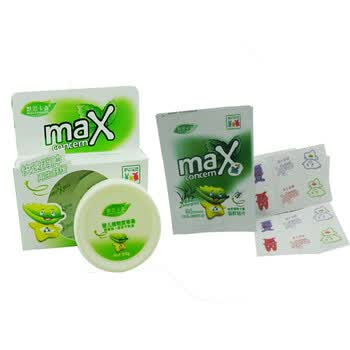 默思卡森max-concern香芋植物卡通驱蚊贴片36片+婴儿植物紫草膏20g1085+1089