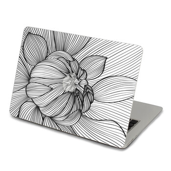 SkinAT 苹果笔记本MacBook外壳A面保护贴膜 3M材料 白描花 Air 11