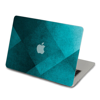SkinAT 苹果笔记本MacBook外壳A面保护贴膜 3M材料 翻转蓝 Air 13 2008/09