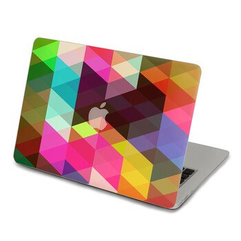 SkinAT 苹果笔记本MacBook外壳A面保护贴膜 3M材料 幻彩菱形 Air 13 2010/11