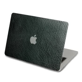 SkinAT 苹果笔记本MacBook外壳A面保护贴膜 3M材料 黑色皮革 Air 13 2011款