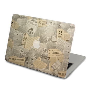 SkinAT 苹果笔记本MacBook外壳A面保护贴膜 3M材料 老报纸 Pro 17