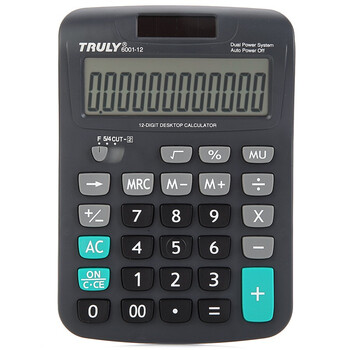 信利(TRULY)6001-12中小型台式计算器